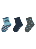 Sterntaler 5-delige set: sokken blauw/grijs