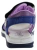 Jela shoes Leren sandalen donkerblauw/paars