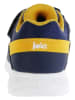 Jela shoes Leder-Sneakers in Dunkelblau/ Gelb