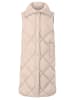 Rich & Royal Doorgestikte bodywarmer beige
