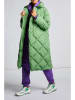 Rich & Royal Płaszcz pikowany w kolorze zielonym