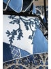 STOF France Kussen "Cyclades" wit/donkerblauw - (L)30 x (B)50 cm