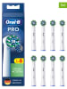 Oral-B 8er-Set: Ersatz-Bürstenköpfe "Pro CrossAction" in Weiß