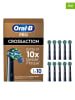 Oral-B 10er-Set: Ersatz-Bürstenköpfe "Pro CrossAction" in Schwarz