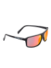 SWISSEYE Okulary sportowe "Kanjo Flex" w kolorze czarno-pomarańczowo-jasnoróżowym