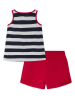 Canada House 2-delige outfit wit/rood