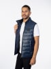 Hugo Boss Fashion Doorgestikte bodywarmer donkerblauw