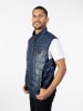 Hugo Boss Fashion Doorgestikte bodywarmer donkerblauw