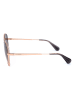 MAX & CO Damskie okulary przeciwsłoneczne w kolorze złoto-szarym
