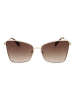 MAX & CO Damen-Sonnenbrille in Gold/ Braun