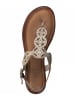 s.Oliverrrrr Leren teenslippers beige