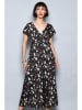 Tarifa Kleid in Schwarz/ Bunt