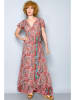 H.H.G. Sukienka w kolorze jasnoróżowym ze wzorem
