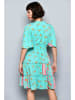 H.H.G. Sukienka w kolorze jasnoróżowo-turkusowym