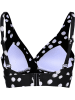 Regatta Biustonosz bikini "Paloma" w kolorze czarno-białym