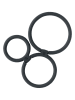 RIG-TIG Podkładka "Circles" w kolorze czarnym - Ø 13 cm