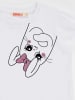 Denokids 2-delige outfit wit/violet