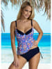 Aquarilla Tankini "Lisboa" in Schwarz/ Blau