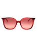 HUGO Damen-Sonnenbrille in Rot/ Silber