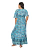 Ipanima Kleid in Dunkelblau/ Blau/ Beige