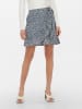 ONLY Rok "Olivia" blauw/wit