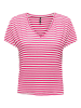 ONLY Shirt "Belia" roze/wit