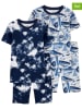 carter's 2-delige set: pyjama's donkerblauw