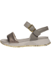 SALAMANDER Leder-Sandalen in Taupe