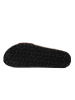 billowy Leren slippers donkerbruin