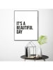 Orangewallz Druk artystyczny "Beautiful Day" w ramce