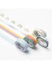 folia PAPER Plakband "Rainbow Clouds" meerkleurig - 4x 5 m