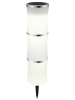 Globo lighting Lampa solarna LED w kolorze białym - 10,5 x wys.40 cm