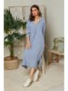Lin Passion Leinen-Kleid in Hellblau