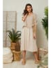 Lin Passion Leinen-Kleid in Beige