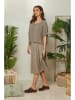 Lin Passion Kleid in Taupe