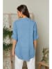 Lin Passion Leinen-Bluse in Hellblau