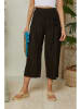 Lin Passion Leinen-Hose in Schwarz