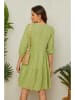 Lin Passion Leinen-Kleid in Limette