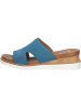 Ara Shoes Skórzane klapki w kolorze niebieskim