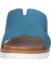 Ara Shoes Skórzane klapki w kolorze niebieskim