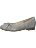 Ara Shoes Leren ballerina's zilverkleurig