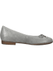 Ara Shoes Leder-Ballerinas in Silber
