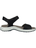 Ara Shoes Skórzane sandały w kolorze czarnym