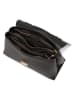 Mia Tomazzi Leren handtas "Lanciano" zwart - (B)32 x (H)23 x (D)13 cm