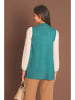 ASSUILI Kasjmieren gilet turquoise