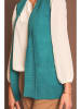 ASSUILI Kasjmieren gilet turquoise