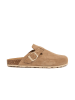 BABUNKERS Family Leder-Clogs in Taupe