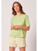 Skiny Koszulka piżamowa w kolorze zielonym