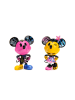 Disney Minnie Mouse 2-delige set: verzamelfiguren "Mickey & Minnie Designer" meerkleurig