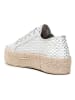 Cafe Noir Sneakers zilverkleurig